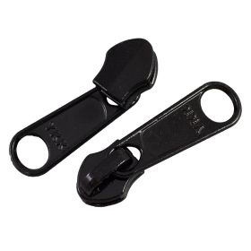 YKK cipzár kocsi 5ös húzózárhoz fekete