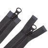 YKK Sized Plastic Zipper double slide, 50cm