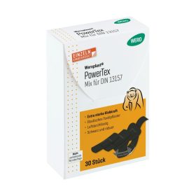   Weroplast PowerTex fekete textil sebtapasz készlet – 30 db