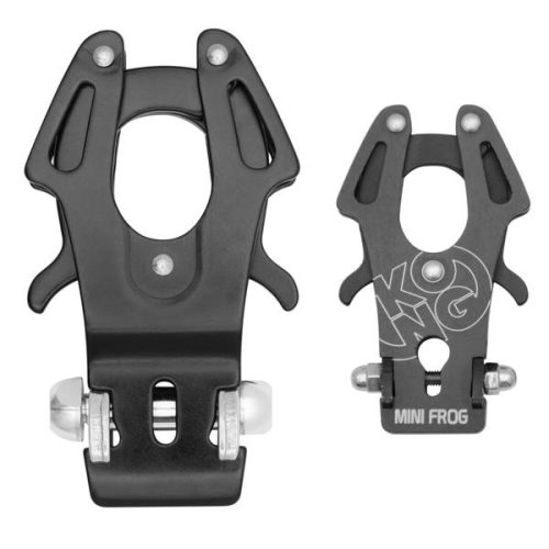 Kong Frog Mini karabíner fekete