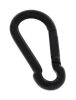 Rozsdamentes fekete karabiner 30 mm