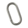 Rozsdamentes ovál karabiner 100 mm
