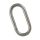 Rozsdamentes ovál karabiner 100 mm