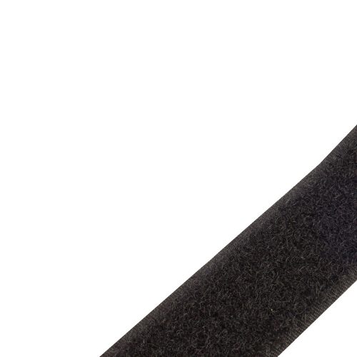 Velcro Varrható Tépőzár fekete 25mm széles, bolyhos