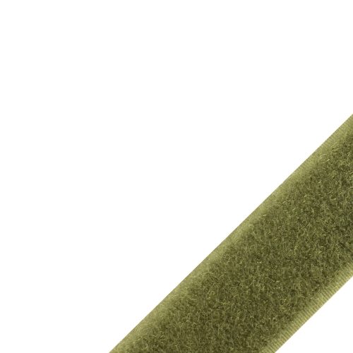 Velcro Varrható Tépőzár olive 25mm széles, bolyhos