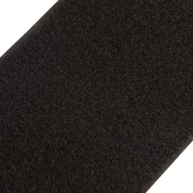 Velcro Varrható Tépőzár fekete 100mm széles, bolyhos