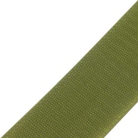 Velcro Hook Fastener, Olive 50mm