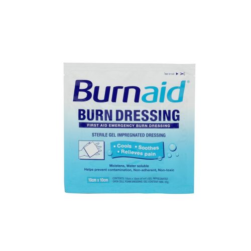 BurnAid 10cm X 10cm burn dressing