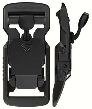 Fidlock V-buckle 25 fekete mágnes csat