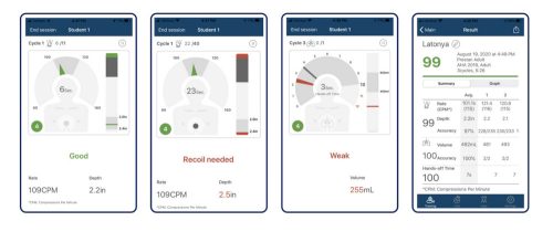 Prestan professzionális felnőtt CPR gyakorló bábu app visszajelzéssel