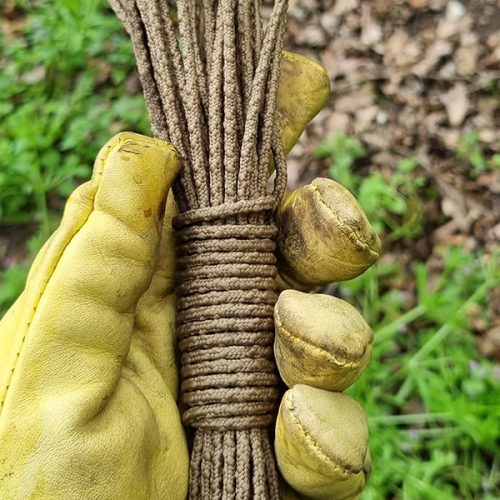 Bushcraft önzáró zsinór - olive