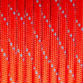 Fényvisszaverős 550 paracord zsinór piros