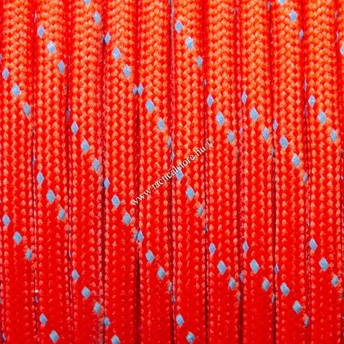 Paracord-550-Reflective-Red