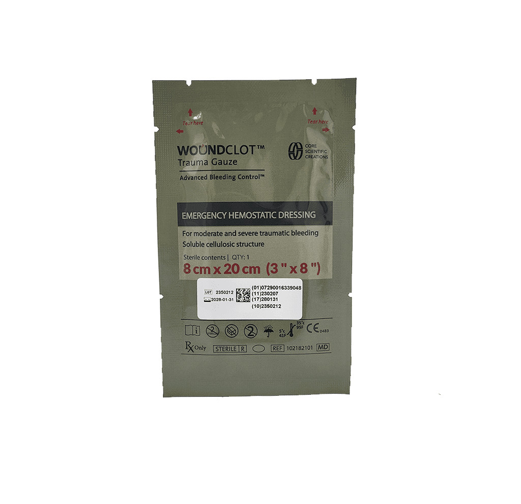 Image of Woundclot hemosztatikus kötszer 8cm x 20cm