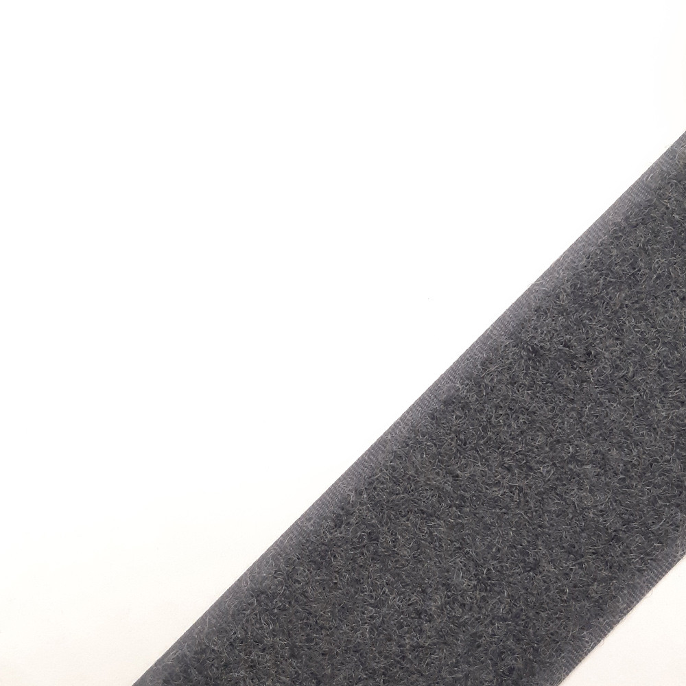 Image of Velcro Varrható Tépőzár szürke 38mm széles, bolyhos