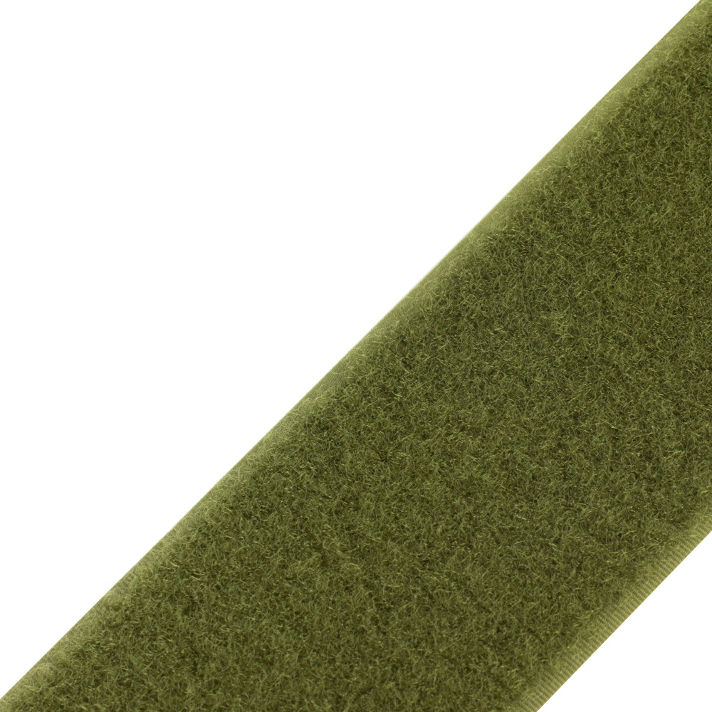 Image of Velcro Varrható Tépőzár olive 50mm széles, bolyhos