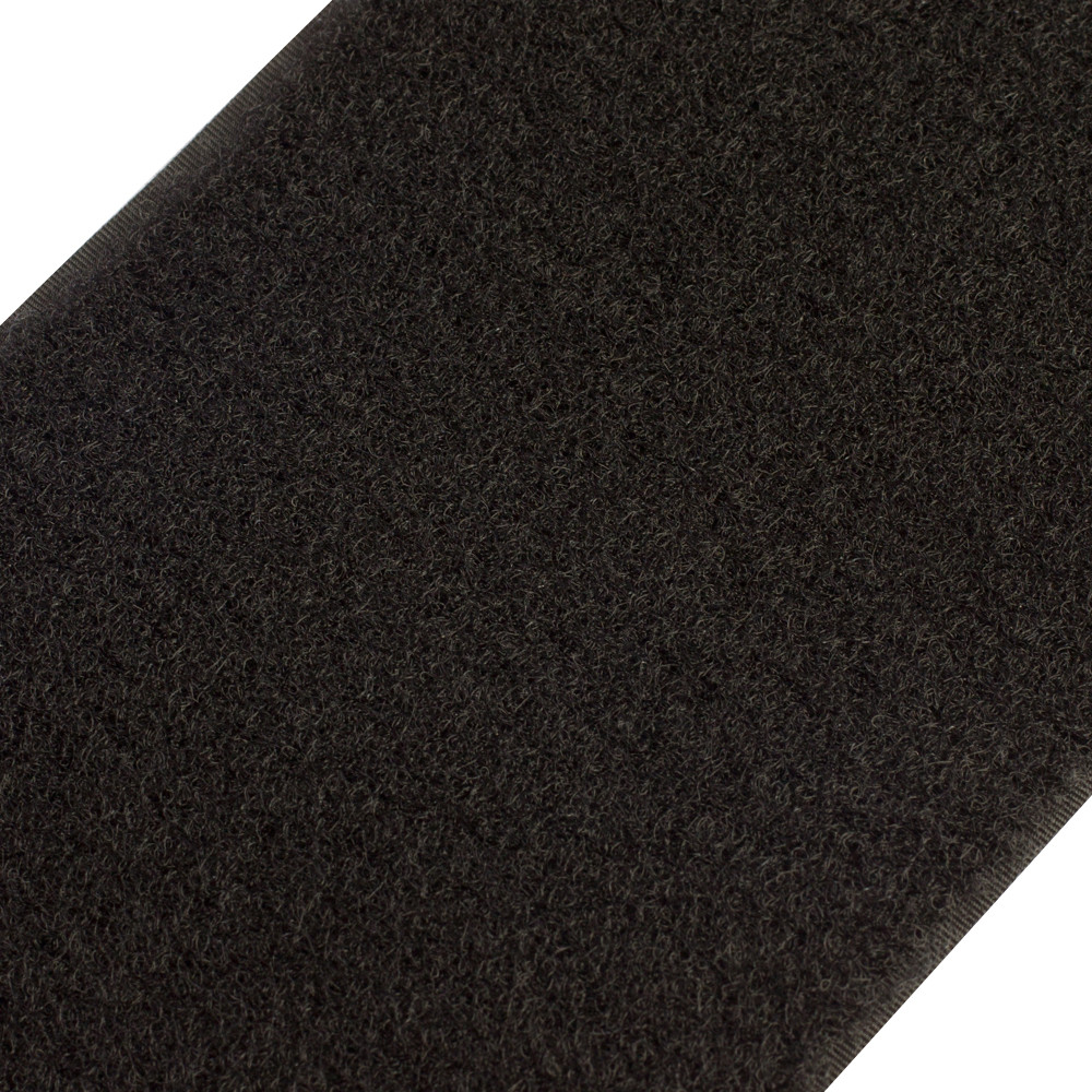Image of Velcro Varrható Tépőzár fekete 100mm széles, bolyhos