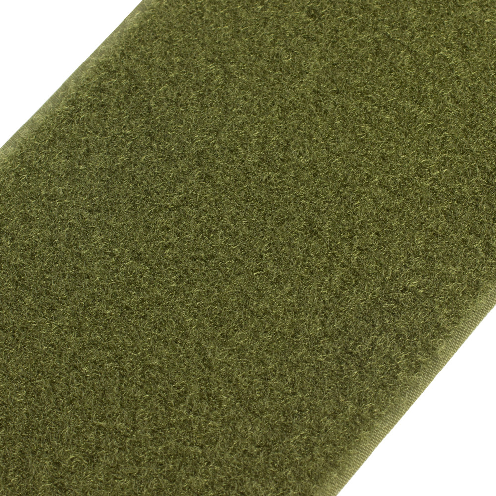Image of Velcro Varrható Tépőzár olive 100mm széles, bolyhos
