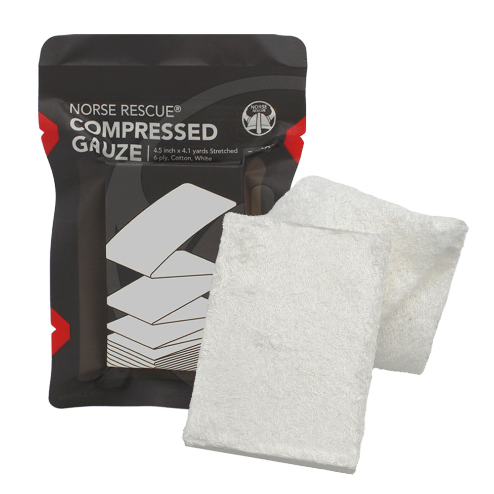 Image of NORSE RESCUE tömörített pamutgéz Z-hajtogatott