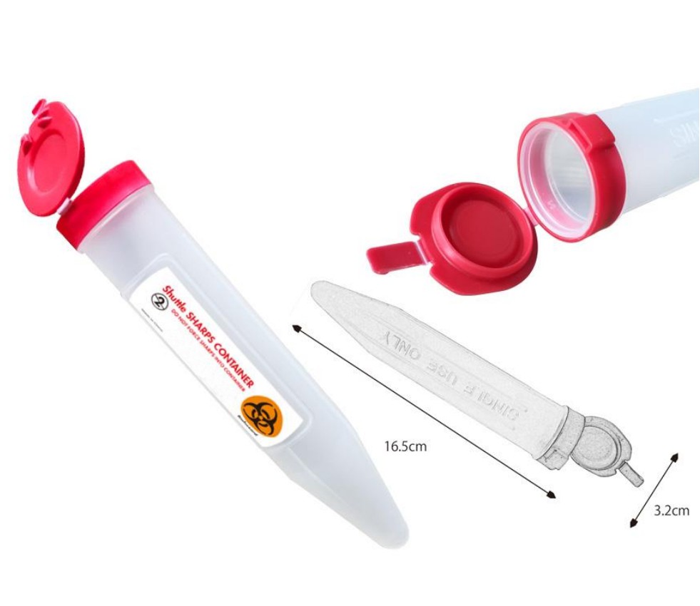 Image of DarkTac hordozható tűeldobó tartály 0,1L